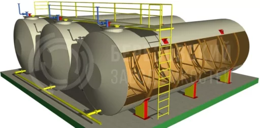 Производство стальных резервуаров для хранения нефти